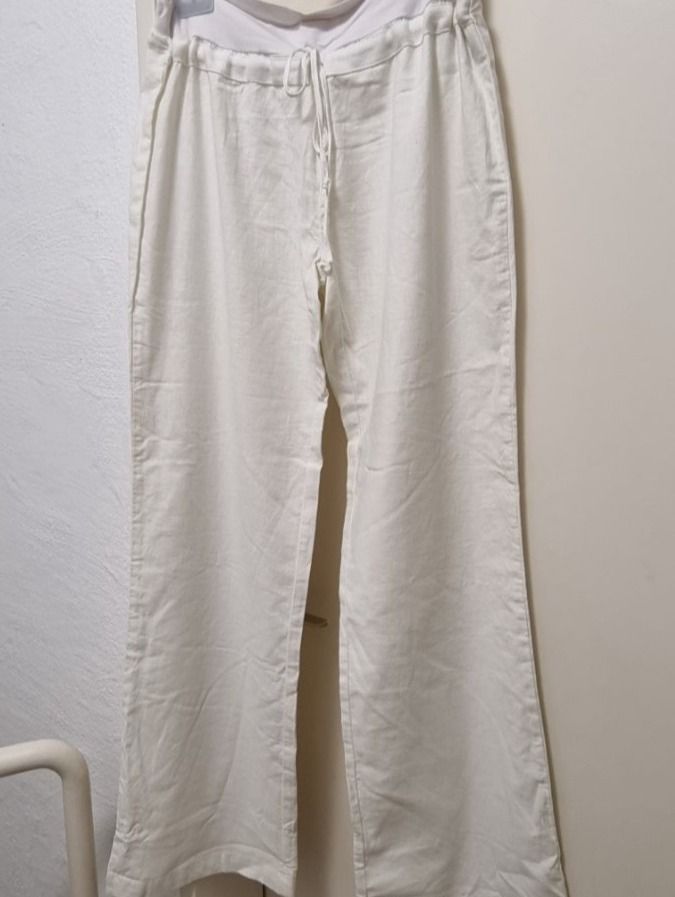 Pantaloni: Hosen, Leinen Gr.L, weiss neu – Nuovo e nell'imballaggio originale da Geroldswil venduto da Agapanthus22