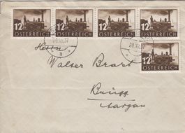 Brief 1937 Österreich - Schweiz