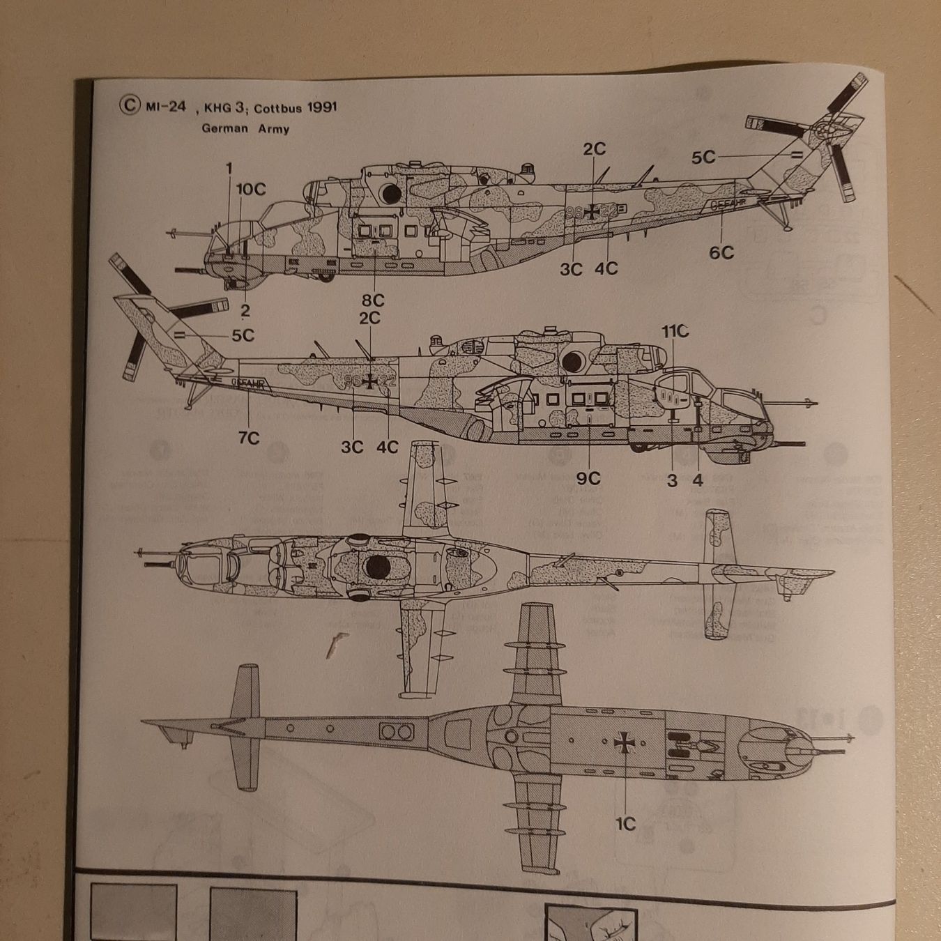 Italeri Kit di modellismo & Modellini statici: 2122 ... MIL Mi-24 Hind D/E ... Italeri 014 – Nuovo (secondo la descrizione) da Bonstetten venduto da Benibanny59 4
