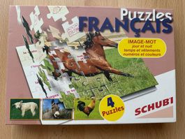 SCHUBI - 4 Puzzles Francais