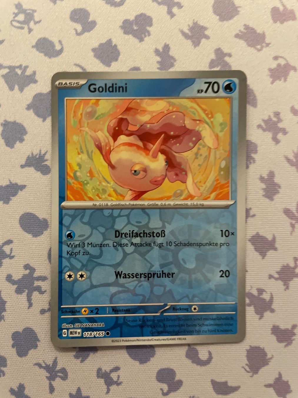 Pokémon Sammelbilder & Trading cards: Goldini 118/165 reverse Holo - Pokemon 151 DE – Neu (gemäss Beschreibung) aus Gossau ZH von Phelsuma01