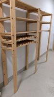 Holz Regal Weinfach Regal gut erhalten 184x35x180cm