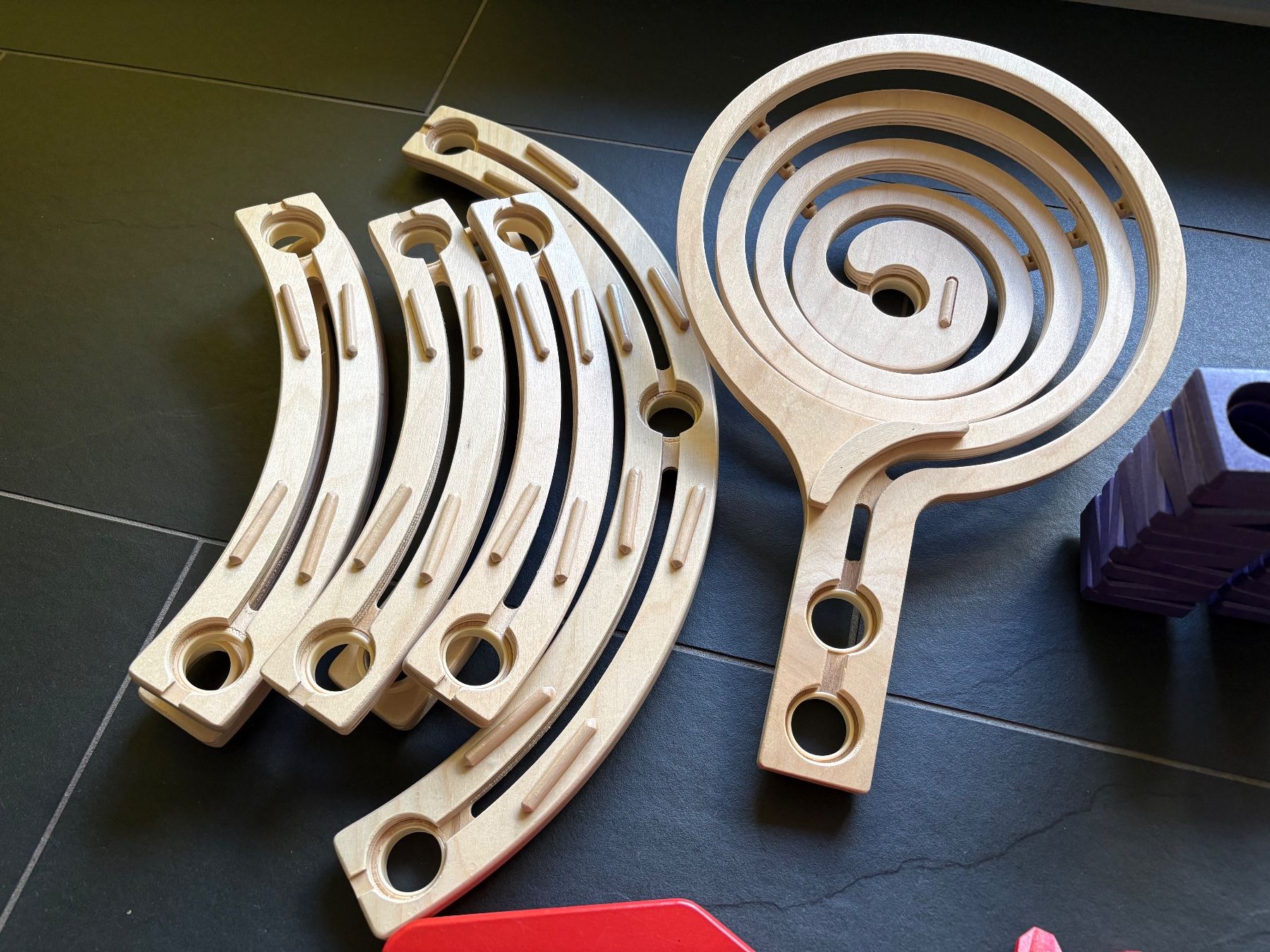 Quadrilla Giocattoli: Kugelbahn Quadrilla Xcellerator komplettes Set – Usato da Wetzikon ZH venduto da Youna01 2