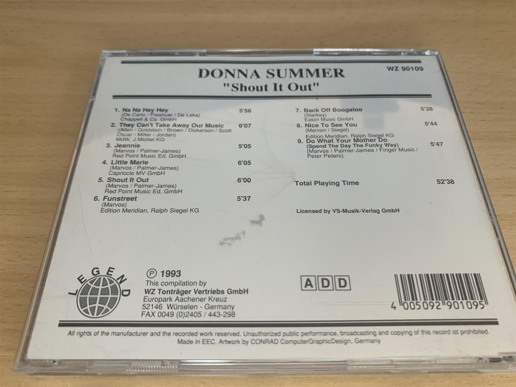 CDs: Donna Summer – Shout It Out – Gebraucht aus Rikon im Tösstal von Alpenmutz 1