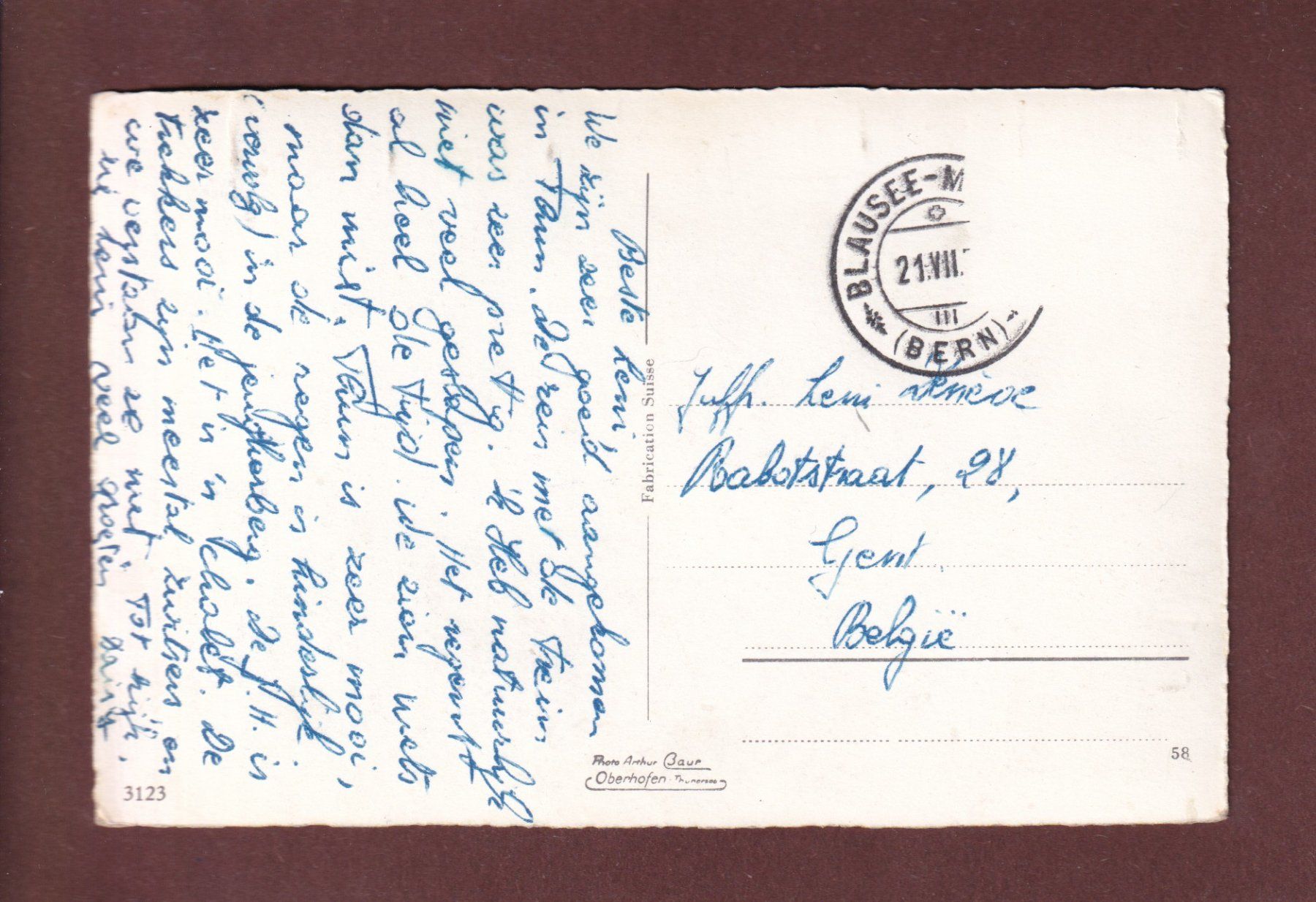 Cartoline postali: THUN - Rathausplatz - Schloss – Usato da Pully venduto da nicecards-shop 1