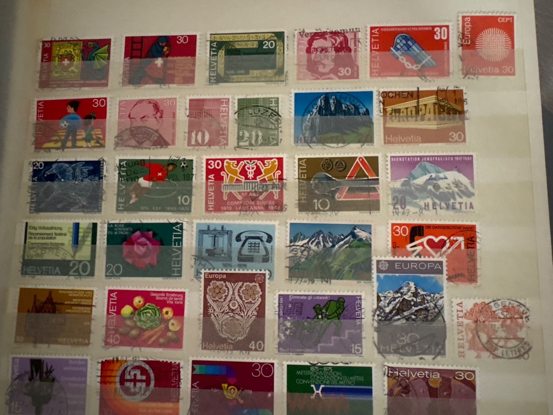 Alle Briefmarken: Alte Briefmarken Sammlung Schweiz - 55 STÜCK – Gebraucht aus Ibach von lisch3 1