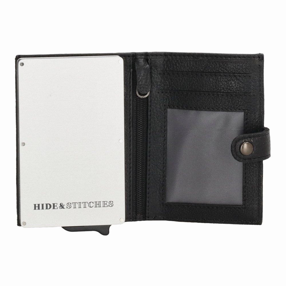 Altro in  Abbigliamento & Accessori: Schwarz Leder Kartenetui PopUp RFID Münzfach / GRATIS A-POST – Nuovo e nell'imballaggio originale da Rebstein venduto da Portemonnaie 2