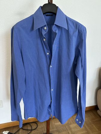 Camicia Sisley azzurra, taglia M, come nuova! 👕👔💙 (50)