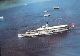 Dampfschiff URI Einweihungsfahrt nach Renovation 30.4.1994