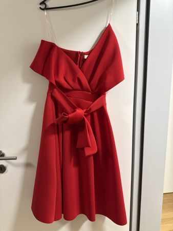 Rotes Cocktailkleid, Gr. M