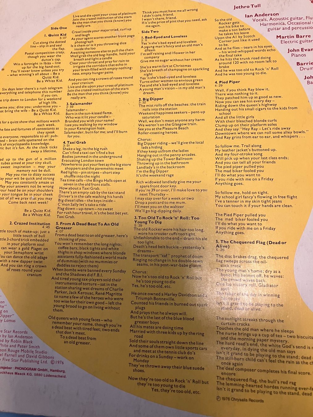 Schallplatten: Jethro Tull – Gebraucht aus Aarwangen von Jukebox3 3