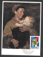 Maximumkarte Pro Juventute J198 ET 1.12.1962 Mutter und Kind
