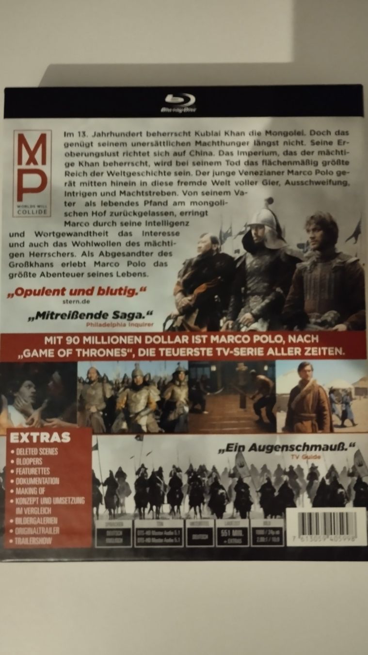 Tutti i DVDs: MARCO POLO STAFFEL 1 / 3 BLU-RAYs – Nuovo (secondo la descrizione) da Basel venduto da Bal-Sagoth 1