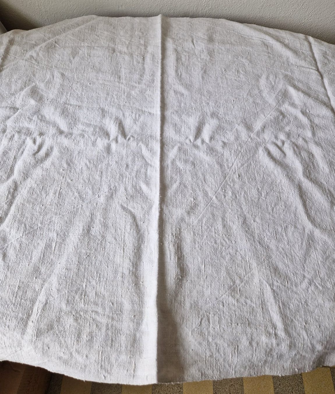 Altra biancheria da tavola: Antikes Leinen Tischläufer 146x79cm – Usato da Bern venduto da Antikbatik 2