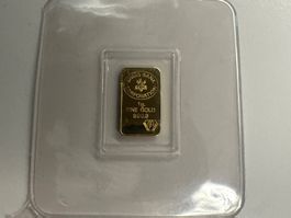 1g Goldbarren Swiss Bank