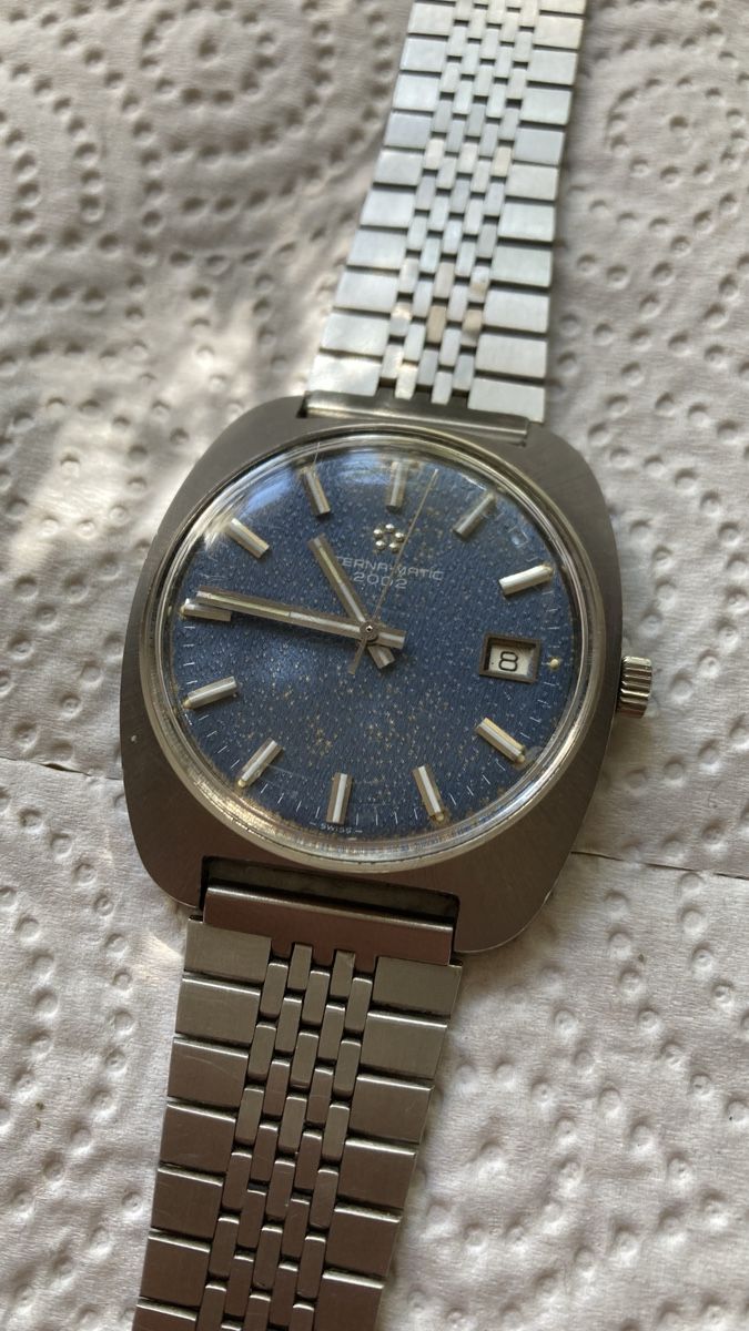 Eterna Montres: Eternamatic 2002 automatic Uhr vintage 70s – D'occasion à Chevenez par Electro-Rick 2