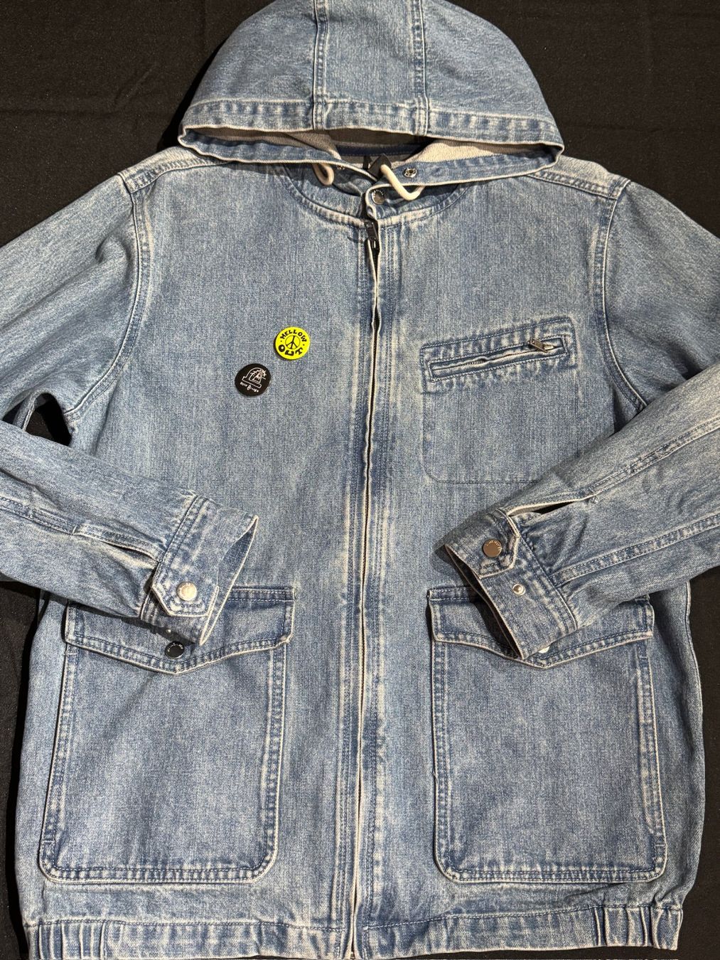 Quiksilver Jacken: QUIKSILVER DENIM HOODED JACKET SZ: S – Gebraucht aus Cortaillod von Stay_Alive_vintage 3