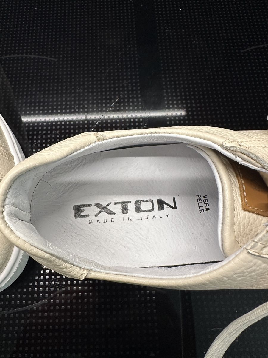 Scarpe da uomo: Exton Sneaker Leder beige Grösse 41 Italien – Nuovo (secondo la descrizione) da Stansstad venduto da Dalmatinerhjf 2
