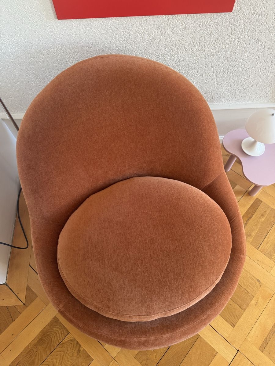 Sofacompany Poltrone: Sofacompany Babette Sessel rostbraun/terracotta Samt – Usato da Biel/Bienne venduto da leo_h2vb 3