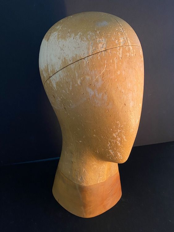 GEX Perückenkopf Aus Segeltuch & Kork – 57,1 Cm Mit Ständer, Perfekt Zum Stylen & Trocknen