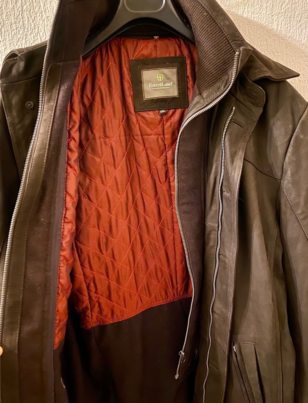 Giacche: FORESTLAND VESTE MARRON EN CUIR – Usato da Fribourg venduto da Lin...20 1
