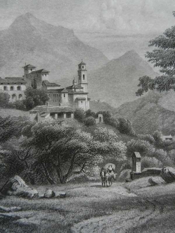 Gravures: Lugano Schloss Beroldingen – D'occasion à Risch par Rischli15 4
