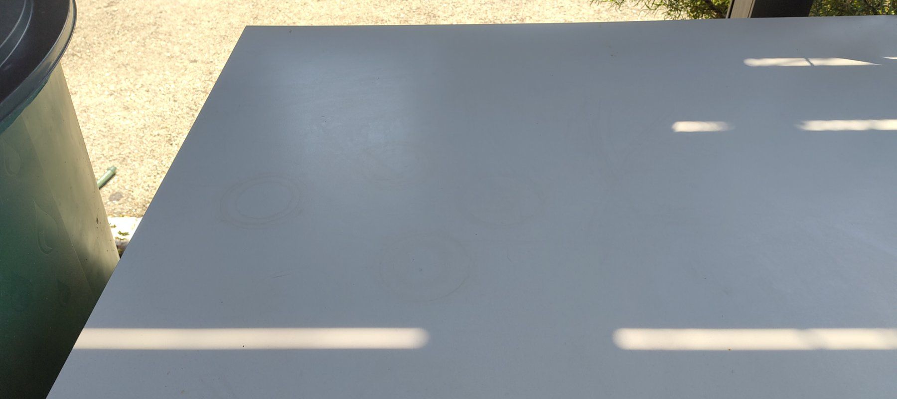 Tavoli: Stabiler Gartentisch Anthrazit / weiss 100 x 160 cm – Usato da Bülach venduto da Gilgenm 5