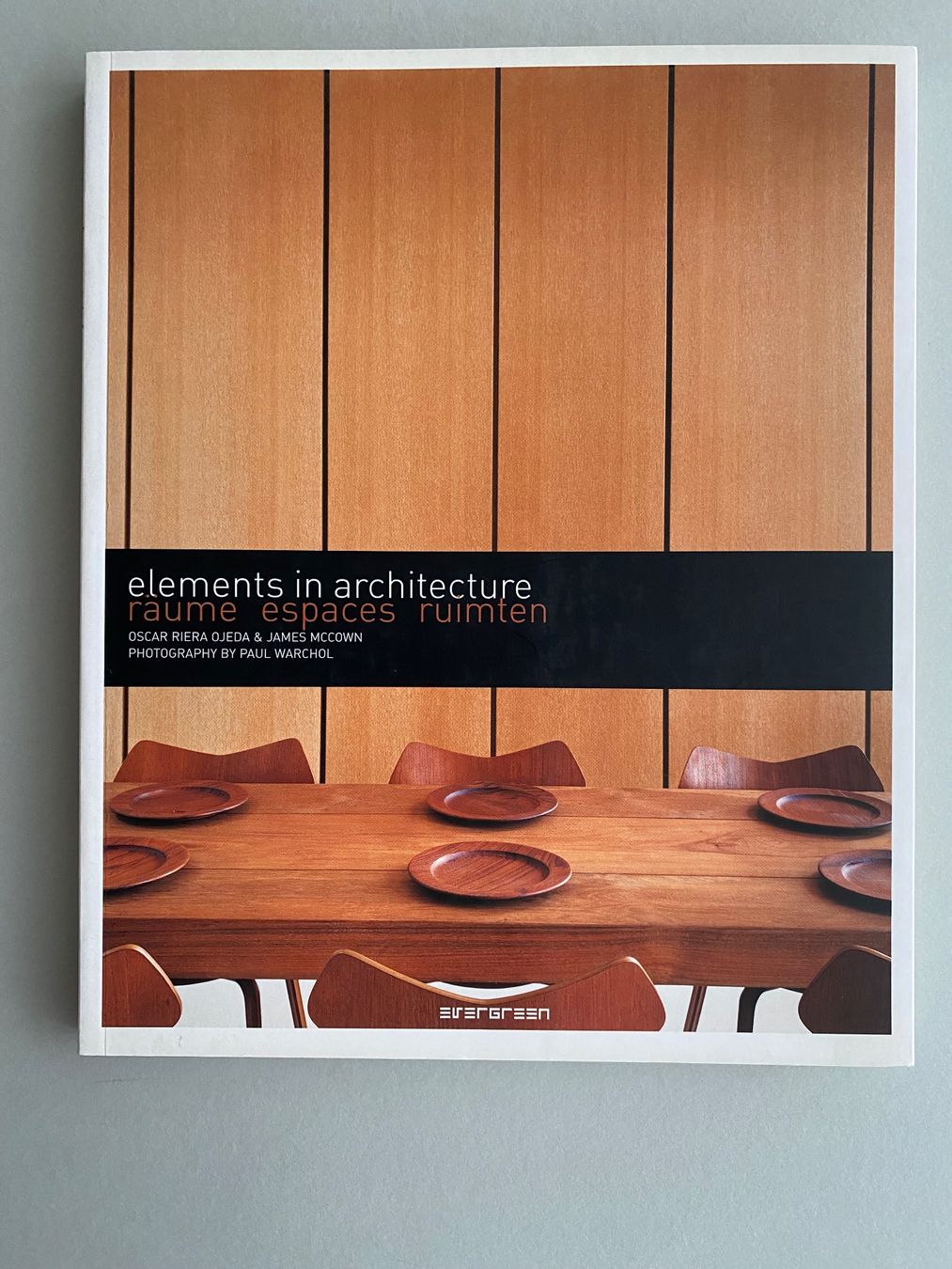 Libri: Architecture Book: Elements in Architecture – Usato da Zürich venduto da lesgarcons