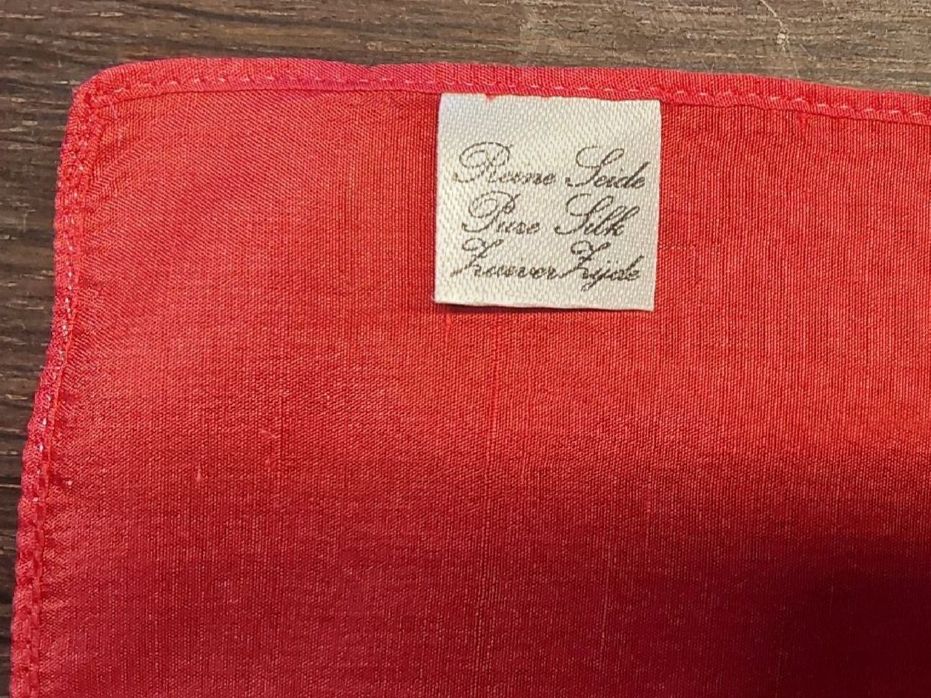 Foulards & écharpes: Pochettli Einstecktuch Seide rot – Neuf (Voir description) à Köniz par scopello12 1