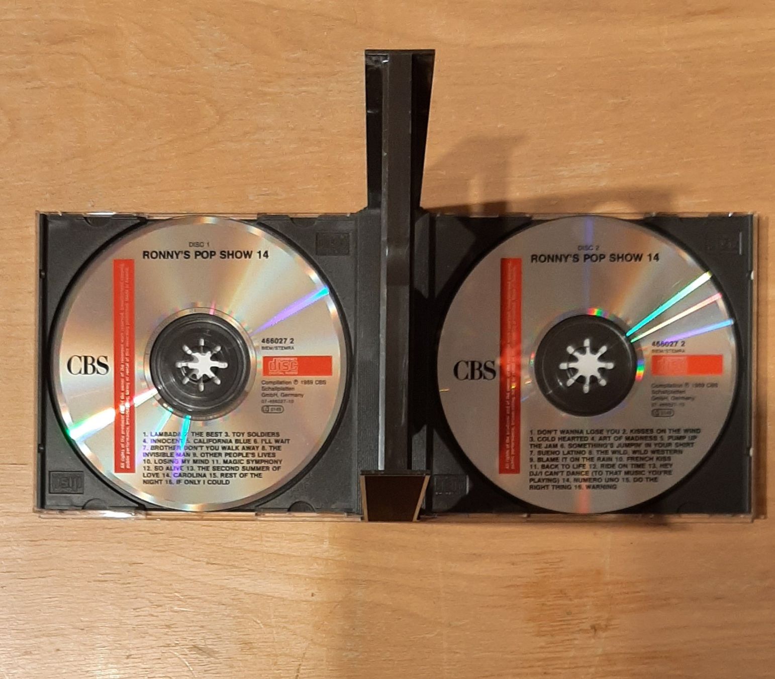 CD: Ronny's Pop Show 14, Hit Compilation Sampler 2CD 1989 – Usato da Amriswil venduto da Celini3 2