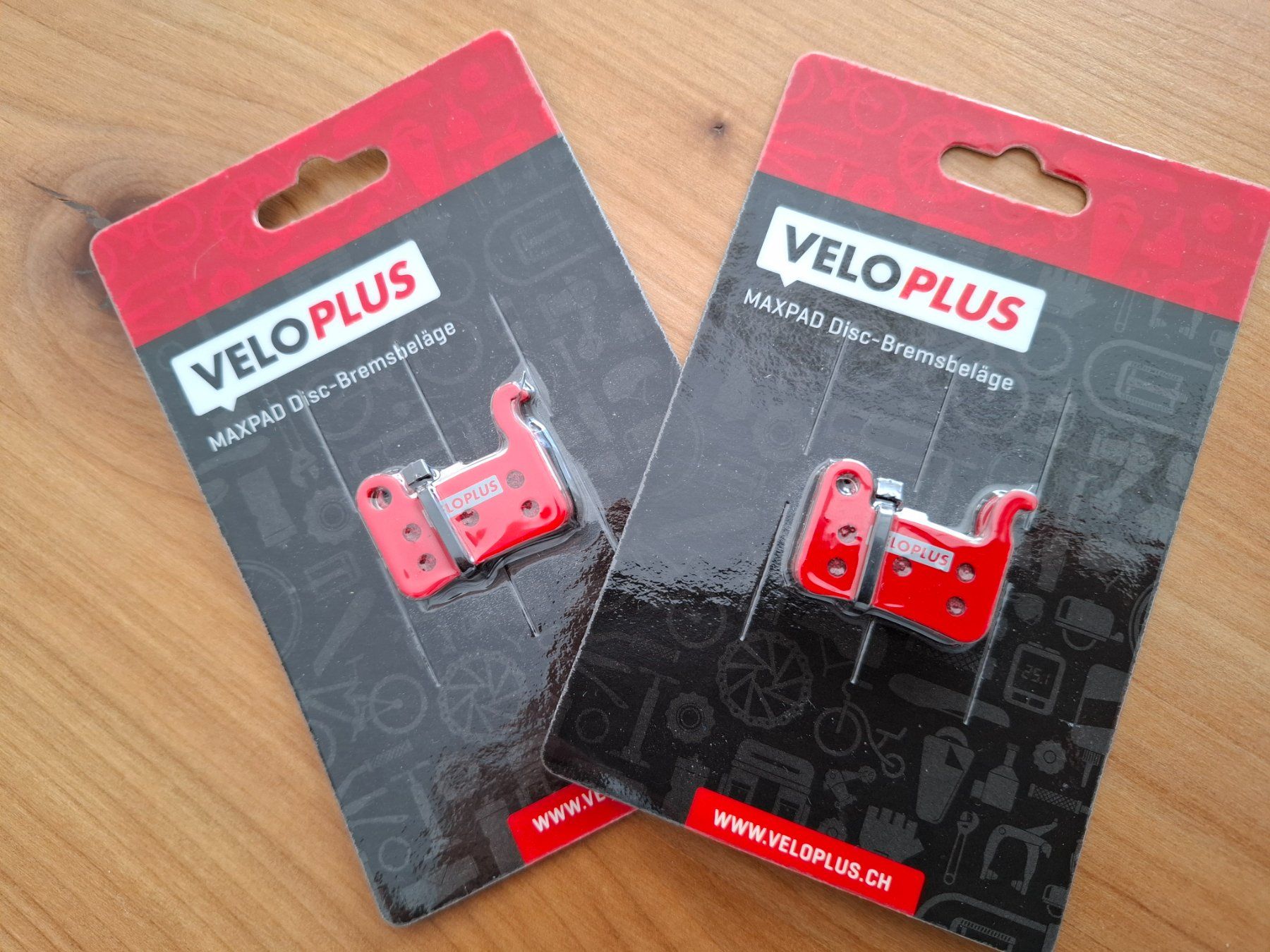 Veloplus Pezzi di ricambio: MAXPAD Disc-Bremsbeläge, 2 Paar – Nuovo e nell'imballaggio originale da Boppelsen venduto da maierisli07