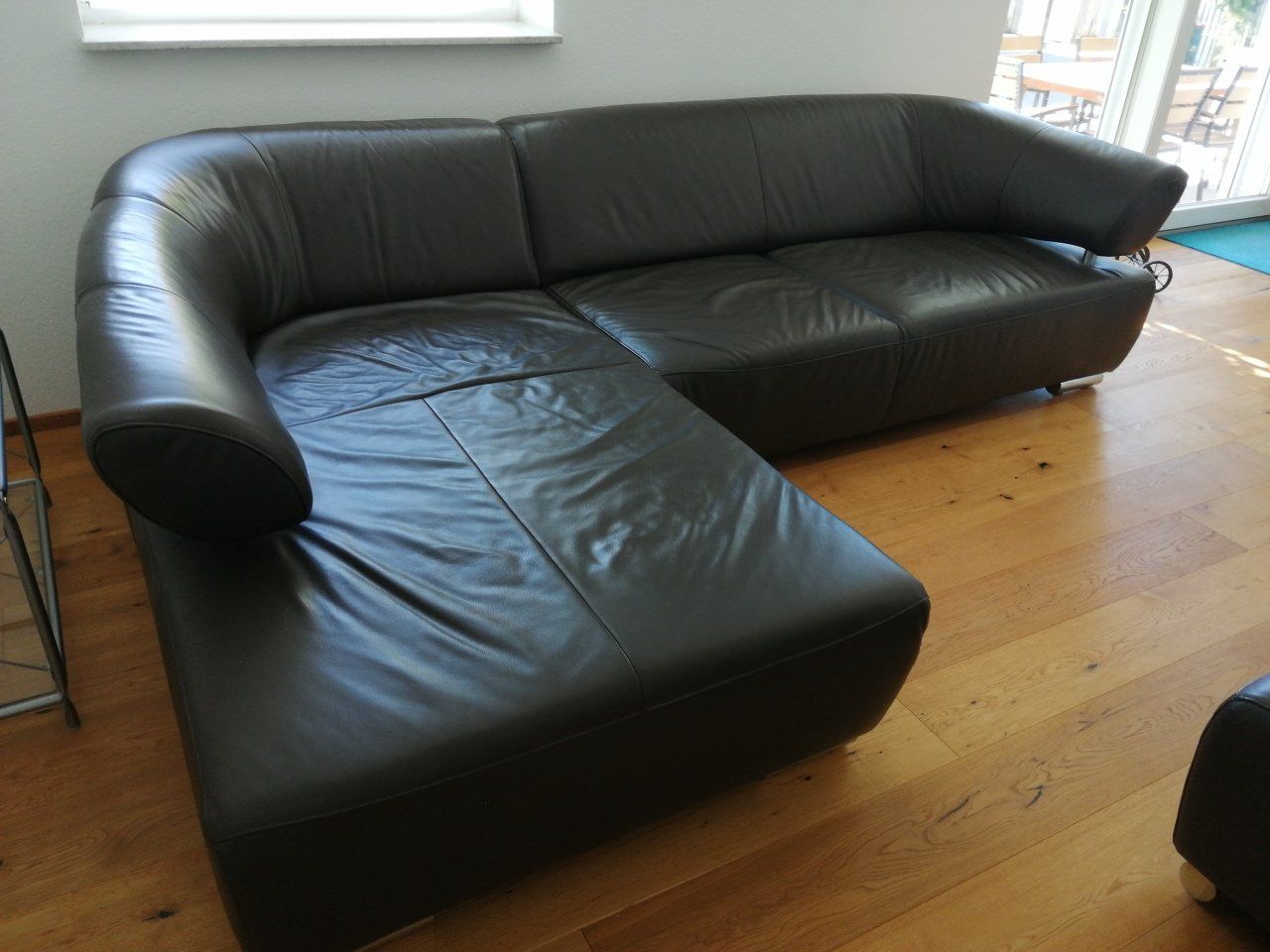 Divani: Ledersofa mit Hocker – Usato da Zetzwil venduto da TomMustang 2
