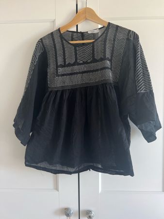 Schwarze CLOSED Bluse, Gr. S, ideal für den Sommer!