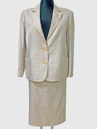 Ensemble Deux-Pièce CELINE Gr. 40 Seide VINTAGE 1970s