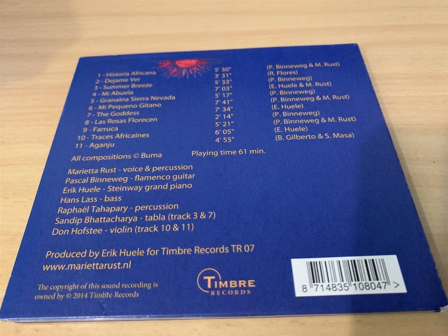 CDs: Tinto Sol – Traces Mundial – Gebraucht aus Rikon im Tösstal von Alpenmutz 1