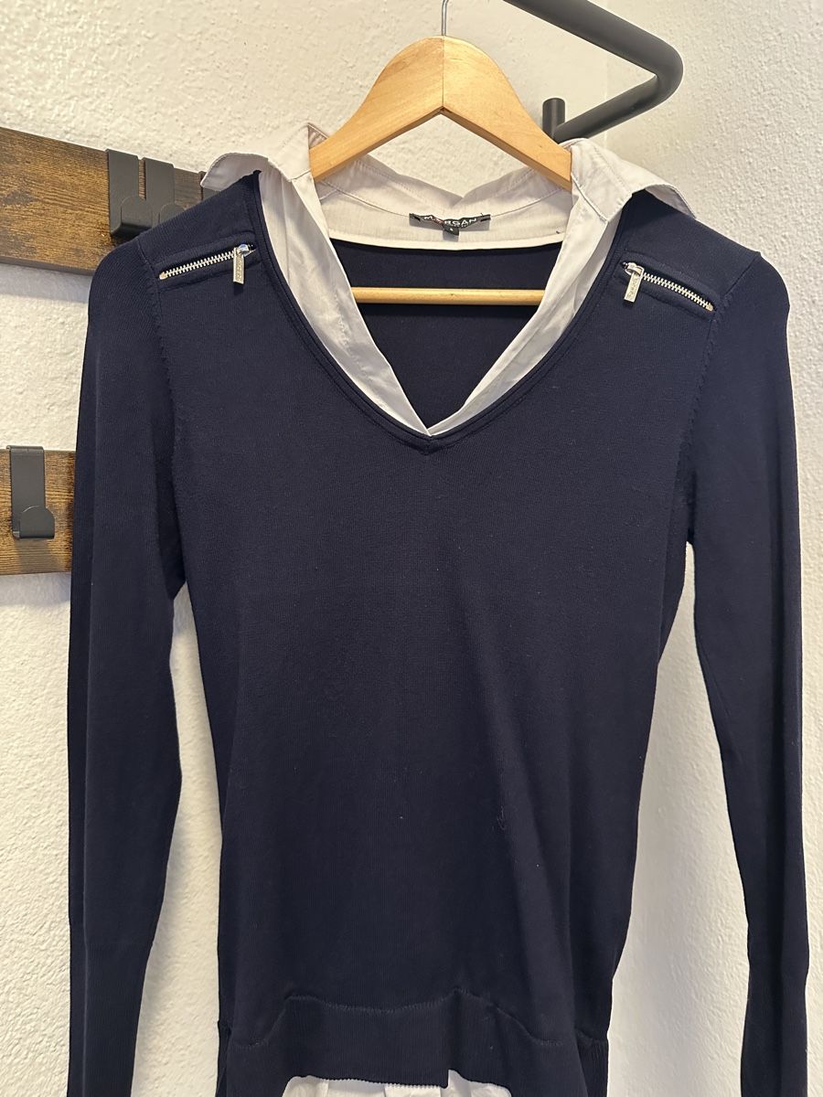 Morgan Pullover & Sweatshirts: Morgan Strickpullover MYLORD, marine/weiss, Gr. S – Gebraucht aus Wetzikon ZH von DiesundDas365