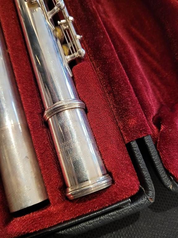Yamaha Strumenti musicali: Querflöte Yamaha 471 Vollsilber – Usato da Zürich venduto da Musikfreak21 2