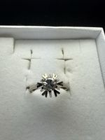 Elegant Diamond Ring, White Gold