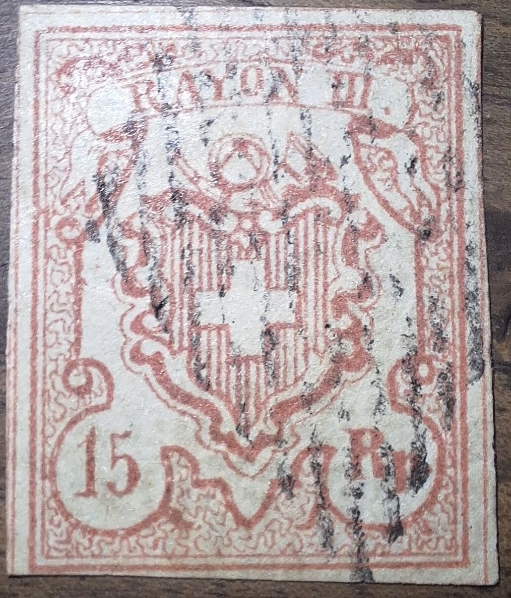 Tutti i francobolli: Rayon Nr. 20 Typ 1 UM - II – Usato da Balgach venduto da SIMEON27