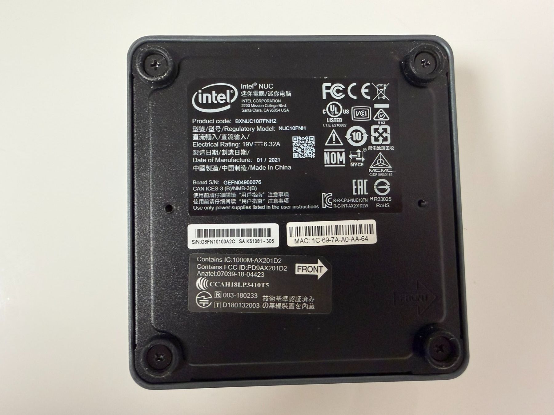 PC: Intel NUC i7, 8GB RAM, 256SSD, Windows 11 Pro – Usato da Figino venduto da inf_5zts 1