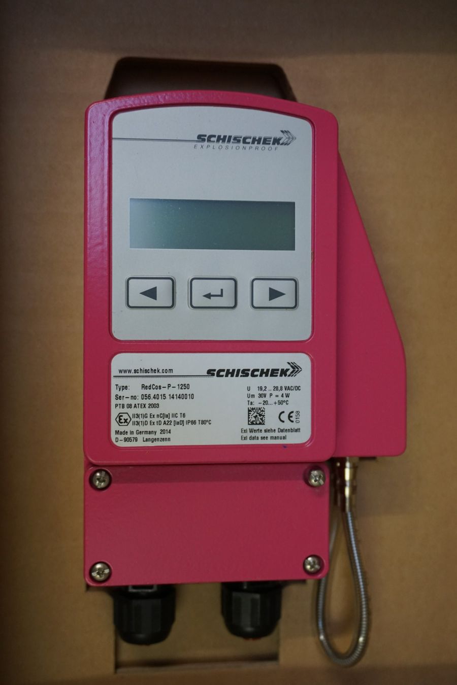 Misurare: Schischek redcos P-1250 Ex-geschützter Differenzdrucksensor – Nuovo e nell'imballaggio originale da Basel venduto da David25 2