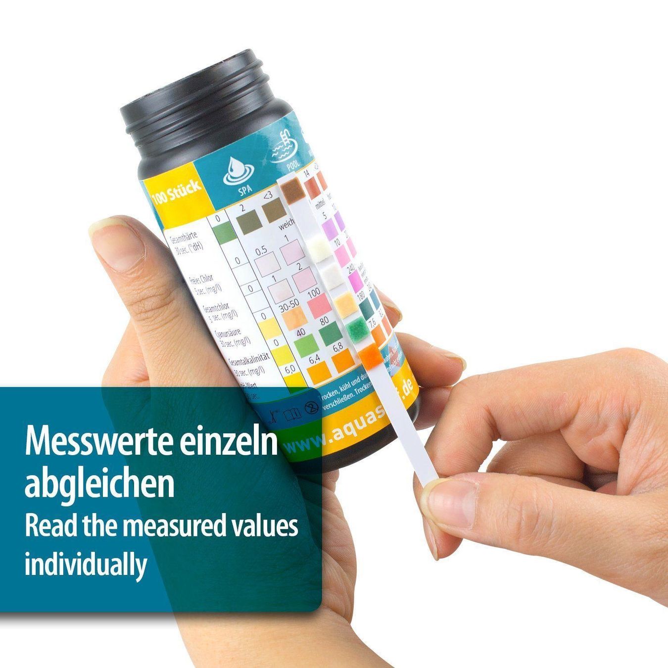 Piscine: Poolwasser testen, Pool Teststreifen – Nuovo e nell'imballaggio originale da Steinmaur venduto da umweltcheck 2