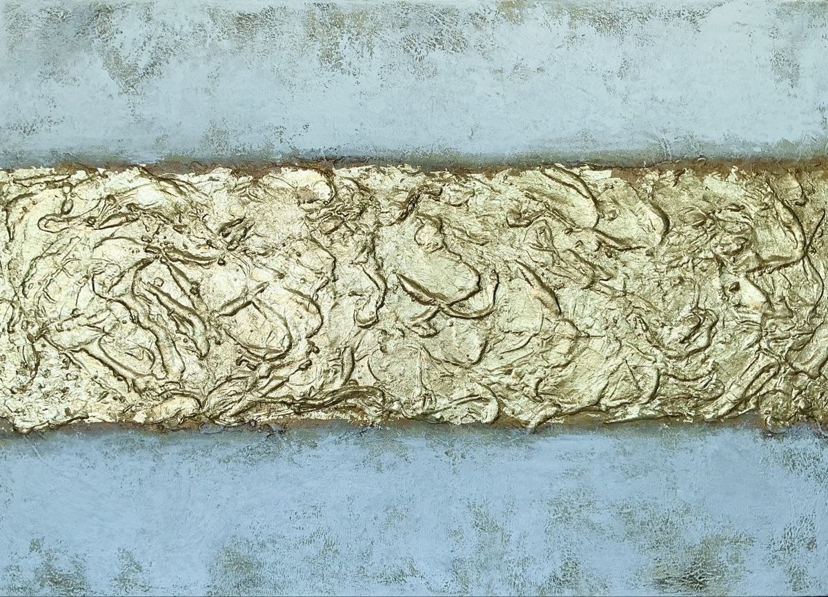 Dipinti: „Gold Reflection" #8 – Nuovo e nell'imballaggio originale da Uznach venduto da Spillmannkunst43 5