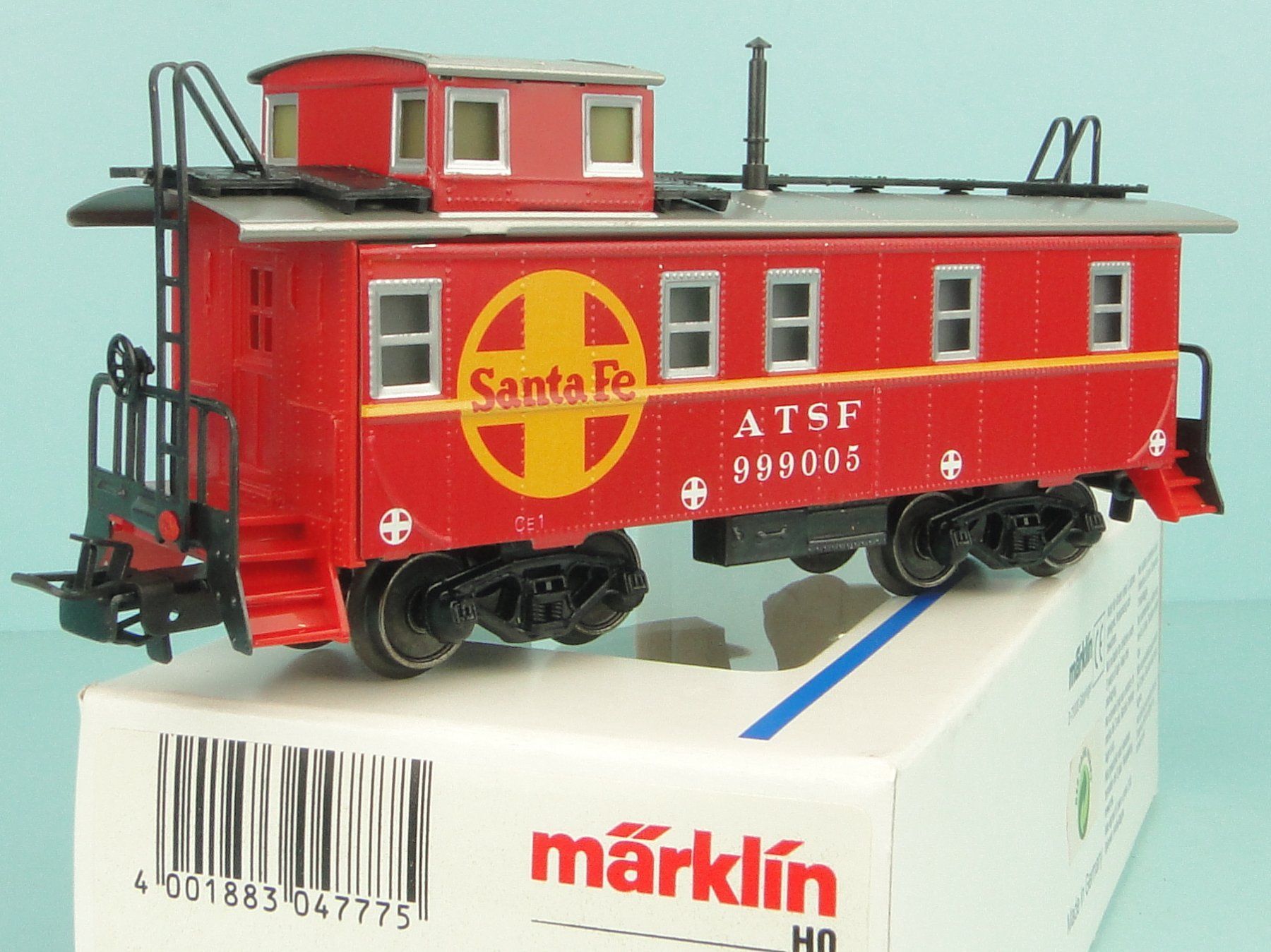 Märklin Modellini di ferrovie: Märklin 4777 Santa Fe  Caboose – Usato da Bülach venduto da cann11