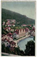 Baden, Blick auf Ennetbaden, gelaufen 1924