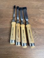 Stecheisen Set, 4-teilig, Chrom Vanadium Stahl