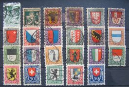 PJ aus den Jahren 1913 - 1925 gestempelt 1