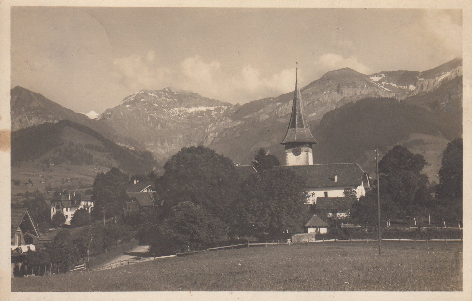 Cartoline postali: Aeschi 1933 – Usato da Bürglen TG venduto da StampGraf