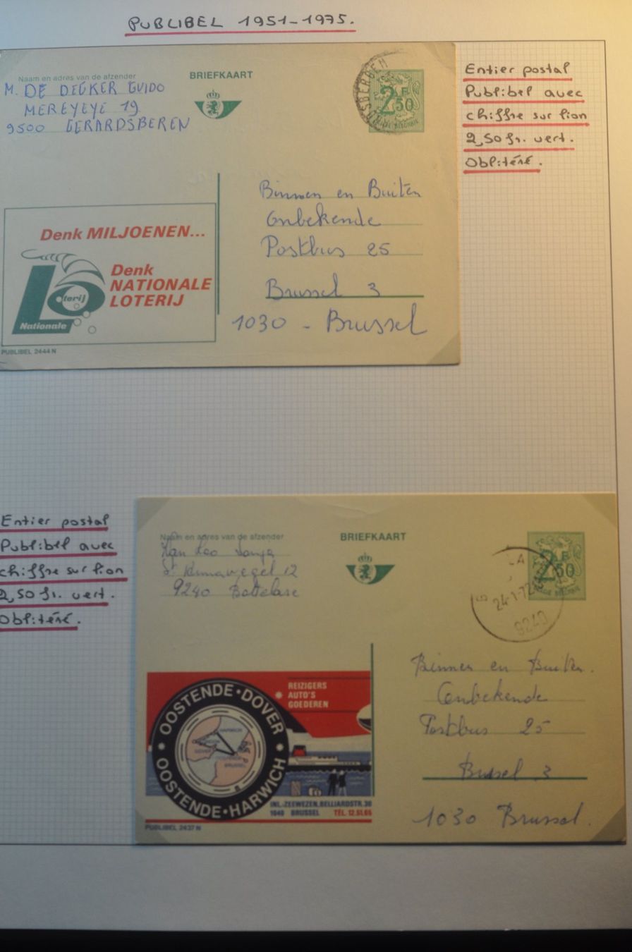 Tutti i francobolli: Album avec Publibel et autres – Usato da Moutier venduto da Phillegrec 3
