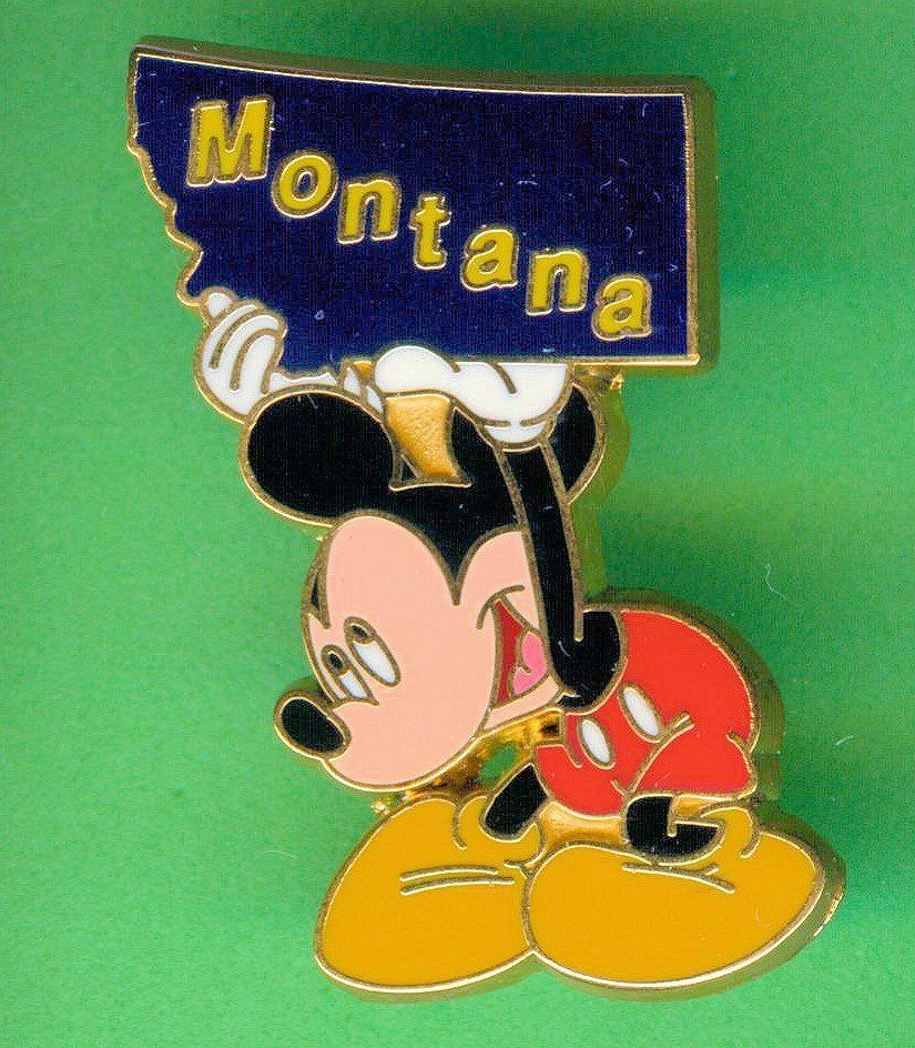 Disney Placchette & Badge: DISNEY  Mickey Maus  MONTANA – Usato da Winterthur venduto da Sammleroase